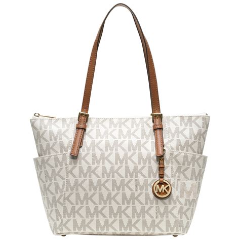 michael kors white backpack purse|michael kors black tote handbag.